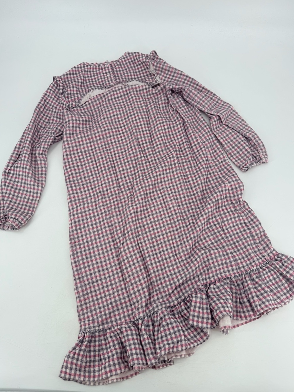 Posh Peanut American Girl Samantha Flannel Nightgown Pajamas Kids 7 8 - Picture 3 of 3